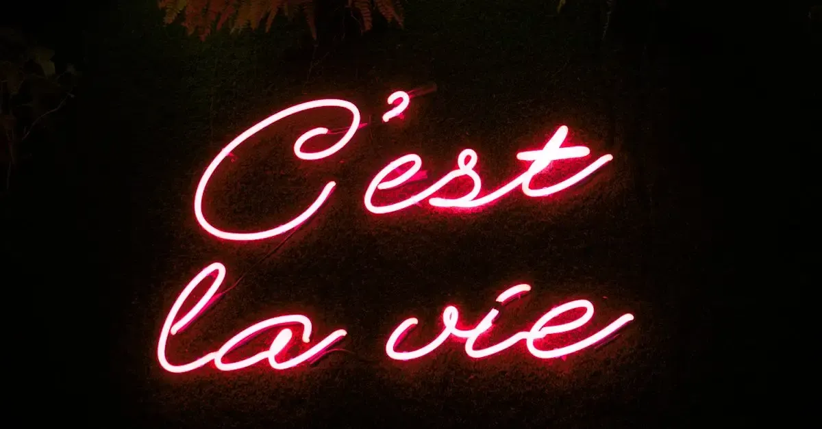 Discussion en français